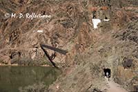 Kaibab (Black) Bridge over the Colorado River, Grand Canyon National Park, AZ