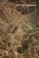 South Kaibab Trail from Clear Creek Trail, Grand Canyon National Park, AZ