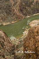 Boat beach near Phantom Ranch from Clear Creek Trail, Grand Canyon National Park, AZ