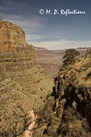 Canyon view from the top portion of Bright Angel Trail, Grand Canyon National Park, AZ