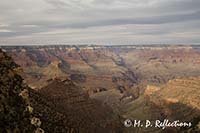 Canyon view from the top portion of Bright Angel Trail, Grand Canyon National Park, AZ