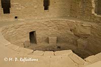 Excavated kiva, Spruce Tree House, Mesa Verde National Park, CO