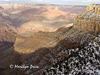 Looking down towards Bright Angel Canyon, Grand Canyon National Park, AZ