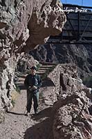 Carl, below the Black Bridge (Kaibab Bridge), Grand Canyon National Park, AZ