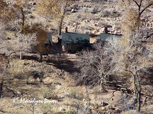 Phantom Ranch from Phantom Overlook, Clear Creek Trail, Grand Canyon National Park, AZ