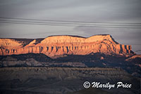 Sunset from our hotel, Tropic, UT