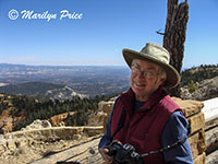 Marilyn on the Bristlecone Loop Trail, Bryce Canyon National Park, UT