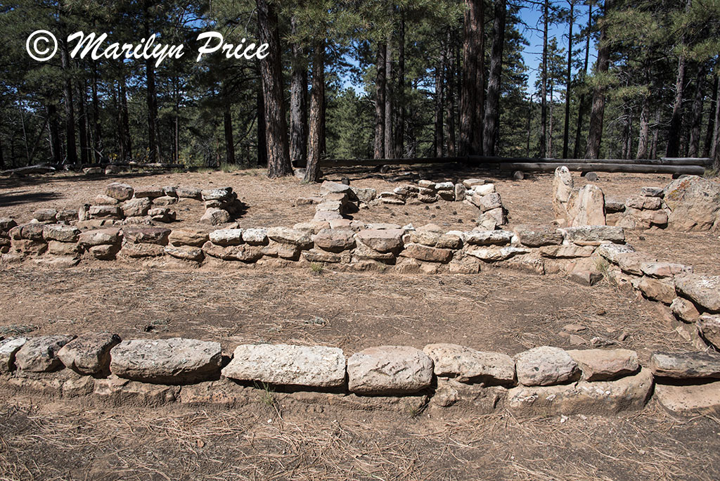 Wahalla Ruins, on Cape Royal road, Grand Canyon National Park, AZ