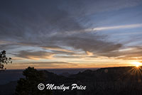 Sunset near the Lodge, Grand Canyon National Park, AZ