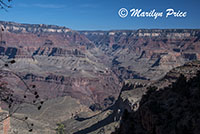 View from the 1.5 mile rest house, Bright Angel Trail, Grand Canyon National Park, AZ