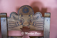 Detail of a chair back, Painted Desert Inn, Petrified Forest National Park, AZ