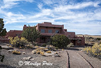 Painted Desert Inn from Kachina Point, Petrified Forest National Park, AZ