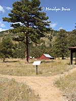 Old barn and corral, Caribou Ranch Open Space, CO