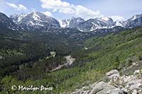 Mountains from Bierstadt Trail, Rocky Mountain National Park, CO