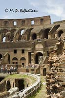 Interior, Colosseum, Rome, Italy