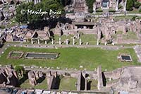 House of the Vestal Virgins from Palantine Hill, Rome, Italy