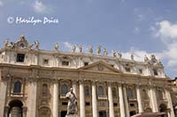 Facade of St. Peter's Cathedral, Vatican City