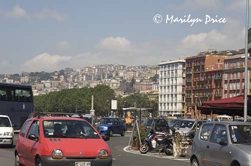 Traffic in Naples, Italy