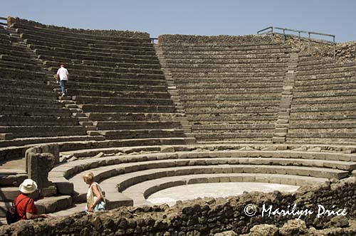 Small theater, Pompeii, Italy