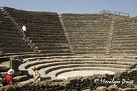 Small theater, Pompeii, Italy