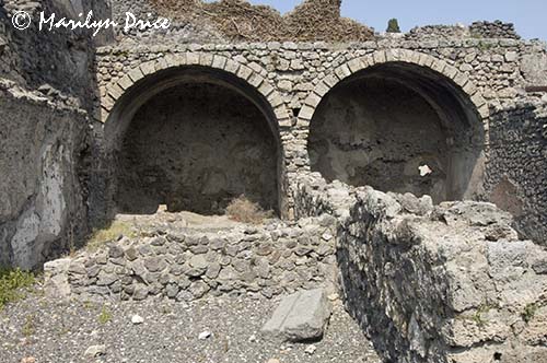 Store rooms in the back of a house?, Pompeii, Italy