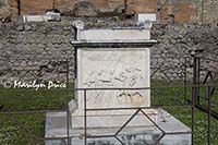 Carved block, Pompeii, Italy