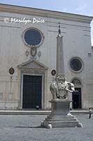 Obelisk of Santa Maria sopra Minerva, Rome, Italy