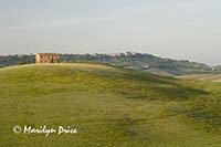 Other farmhouse and Pienza, Tuscany, Italy