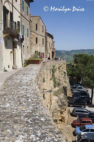 Pienza city walls, Tuscany, Italy