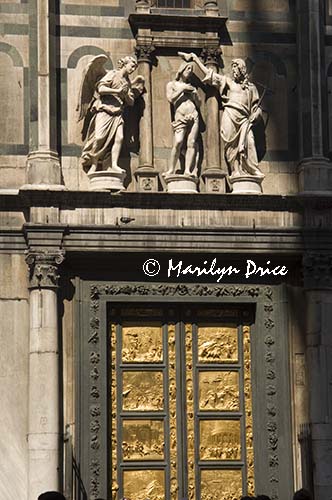 Baptistry doors, Florence, Italy