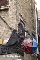 Dragon/umbrella lamp, Venice, Italy