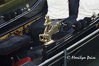 Gondola details, Venice, Italy