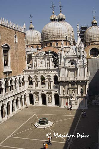 San Marco and inner courtyard of the Doge's Palace, Venice, Italy