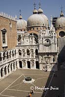 San Marco and inner courtyard of the Doge's Palace, Venice, Italy