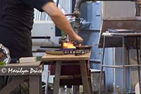 Glass worker, Murano, Italy