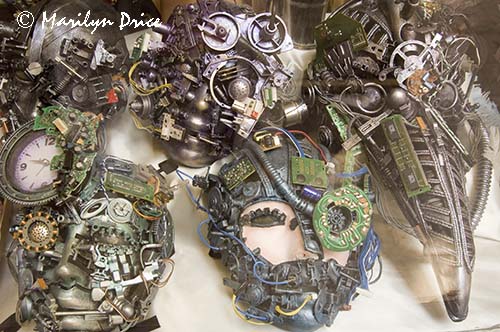 Borg masks, Venice, Italy