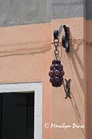 Fancy lamp, Burano, Italy