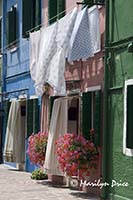 Laundry day, Burano, Italy