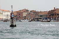 Rowed boats parade, Murano, Italy