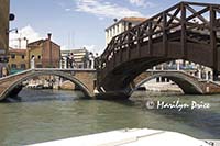 Criss-cross of bridges, Venice, Italy