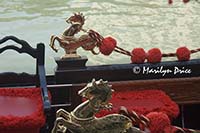 Gondola detail, Venice, Italy