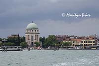 Lido and storm clouds, Venice, Italy