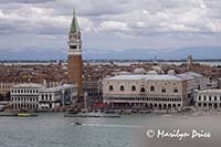 San Marco Square from San Giorgio, Venice, Italy