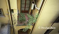 Down an airshaft, Florence, Italy