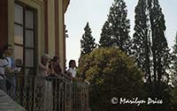 Shirley, Bill, and Ursula at Kaffeehaus in the Boboli Gardens, Florence, Italy