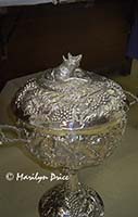 Silver caviar server, Florence, Italy