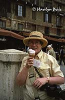 Gelato break, Siena, Italy