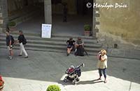 Street scene, Radda in Chianti, Italy