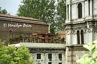 Rooftop dining, Venice, Italy