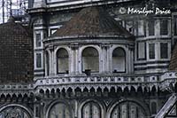 Duomo (detail) from Palazzo Pucci, Florence, Italy